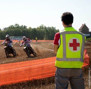Eerste Hulp bij Evenementen, het Rode Kruis.